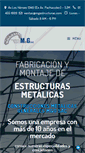 Mobile Screenshot of mgestructuras.com